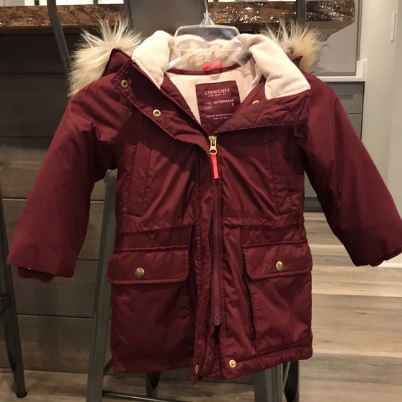 Baby Gap Toddler Boys Olive Hooded Fishtail Puffer Parka Coat Jacket NWT